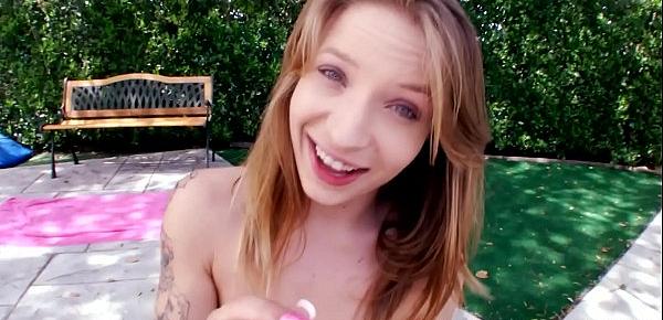  Cute teen giving a handjob - teen porn